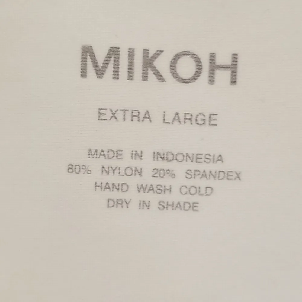 Mikoh 💕💕 Long Sleeve Rash Guard Top ~ Bone - Image 3