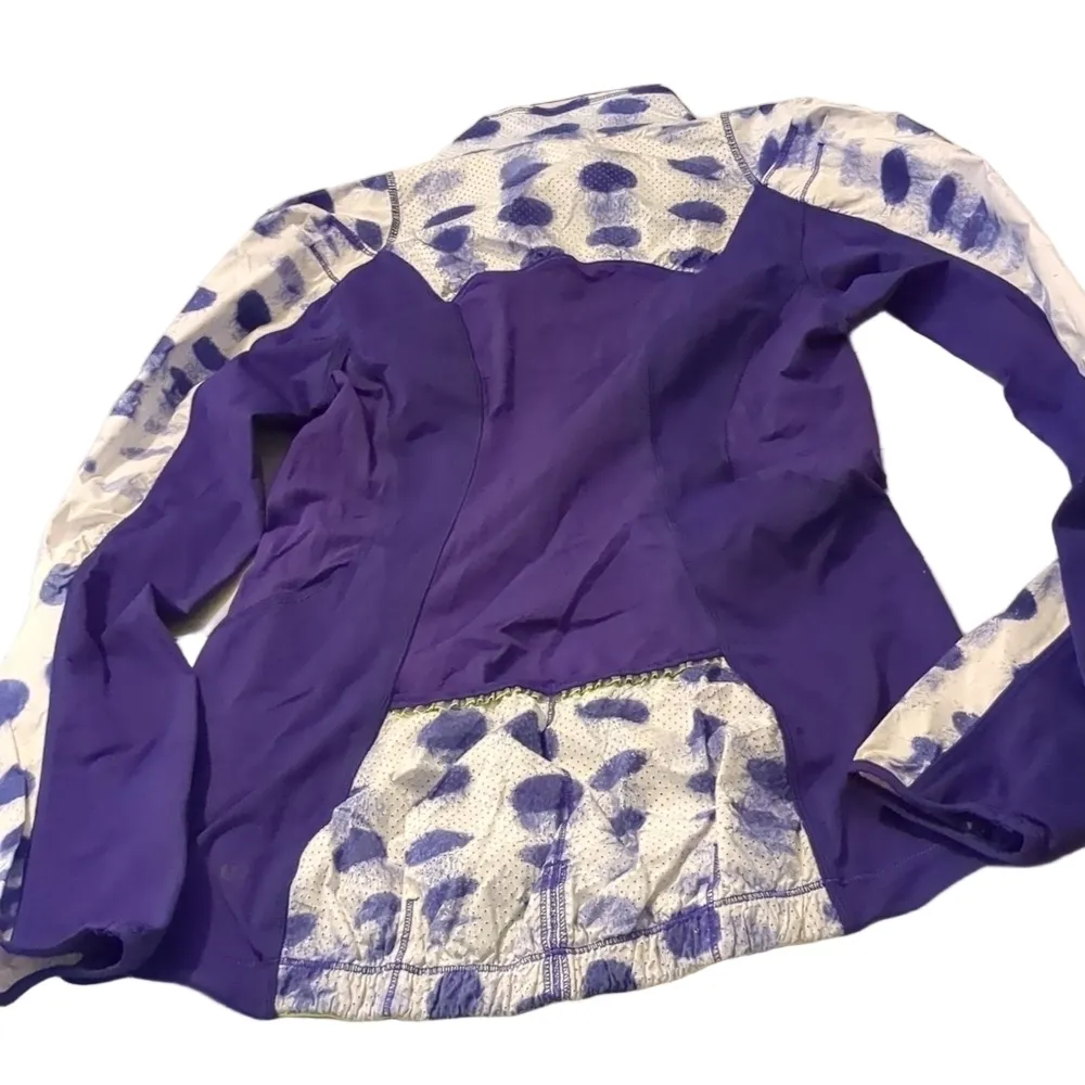 Lululemon seaside dot white/bruised berry presta packable shirket size 6 - Image 7