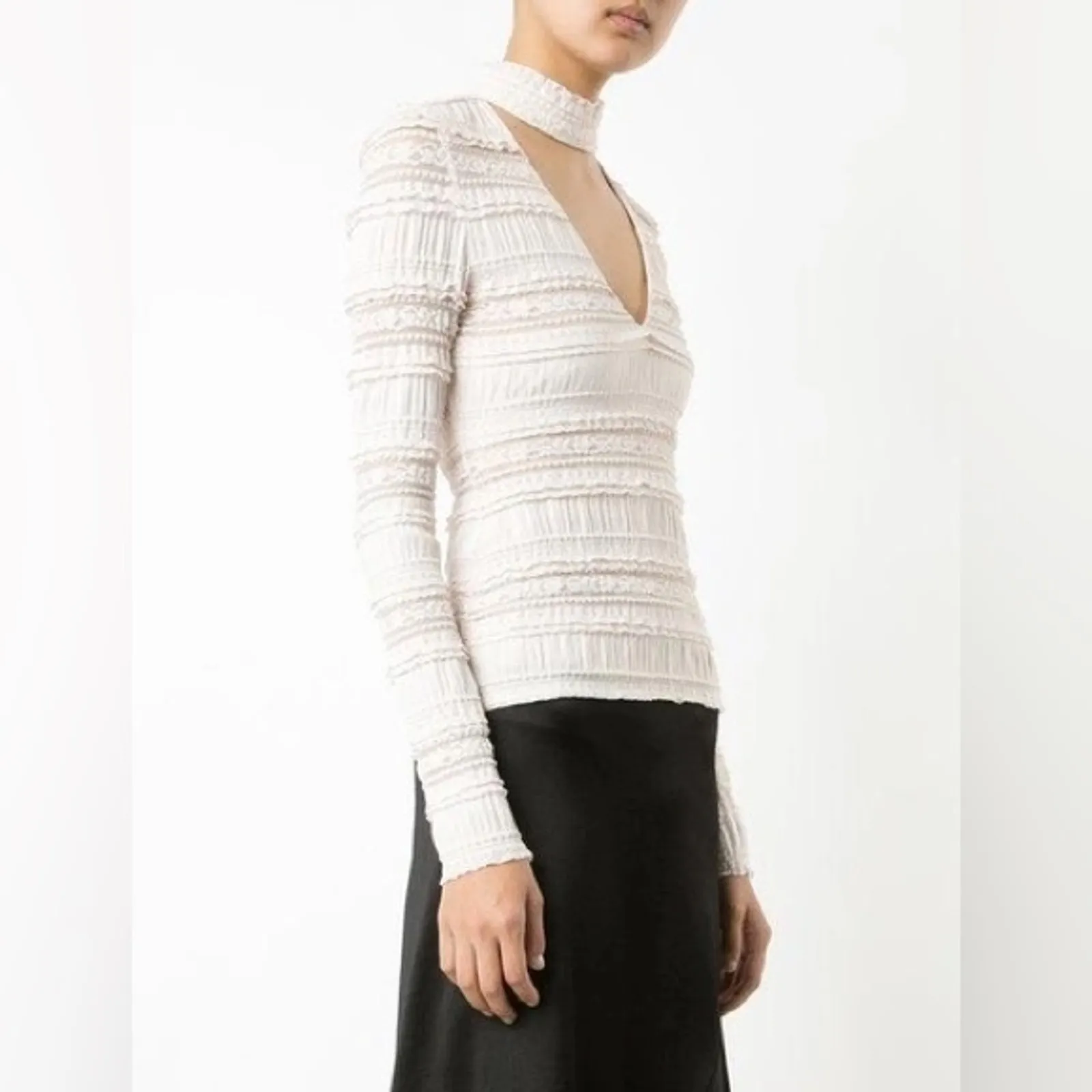 Cinq‎ À Sept Cecily Lace Choker V - Image 2