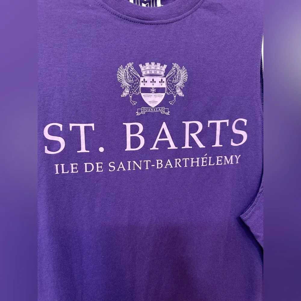 Isaac Morris Dress Purple St Barts Beach Sleeveless Tank Size XS - Image 3