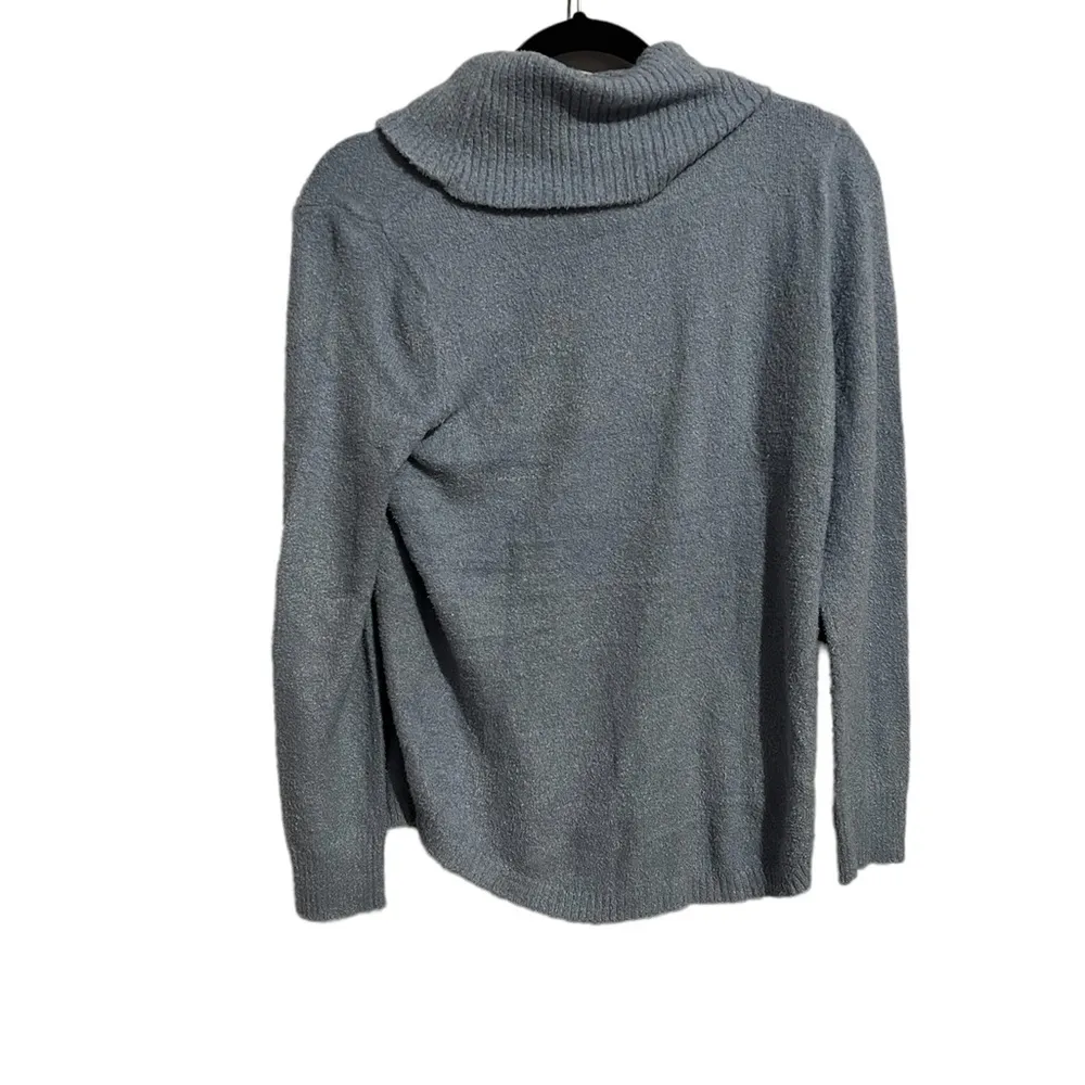 Rachel Zoe Light Blue Cowl Neck Pullover Sweater - Image 2