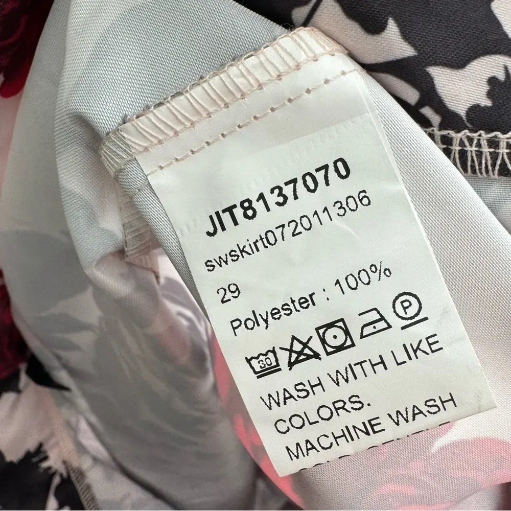 SHEIN Classy Boxy Pleated Floral Midi Skirt Size XL‎ - Image 8