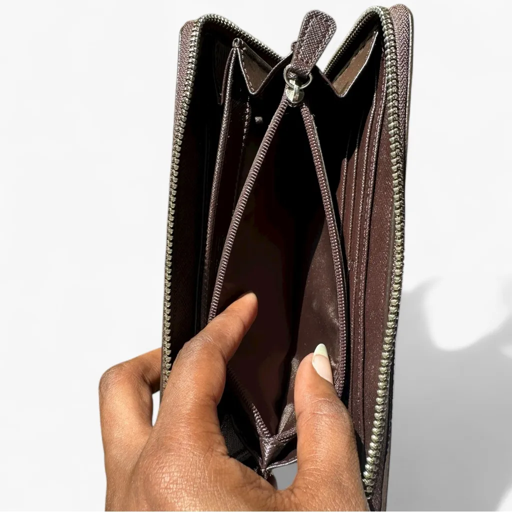 Coach  Signature Zip Around Accordion Wallet - Image 8