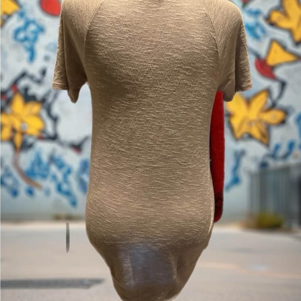 Juicy Couture Beige Beaded Short Sleeve Top - Image 5