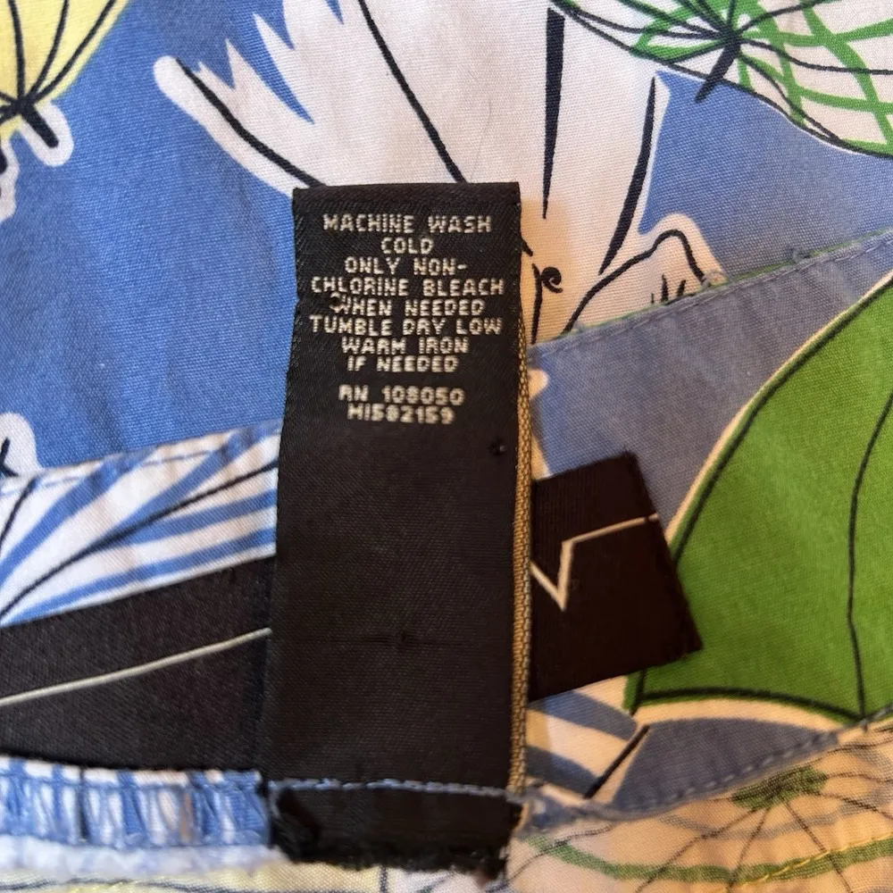 Venezia Lady's Umbrella Novelty Print Whimsical Artsy 100% Cotton Skirt Size 18 Multiple - Image 5