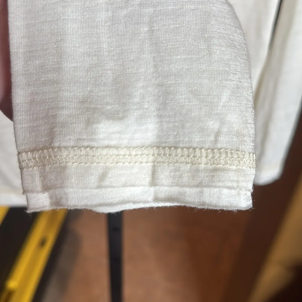 prAna Chrissa Top Long-Sleeve Wool Blend Women's Ivory Size Medium - Image 8