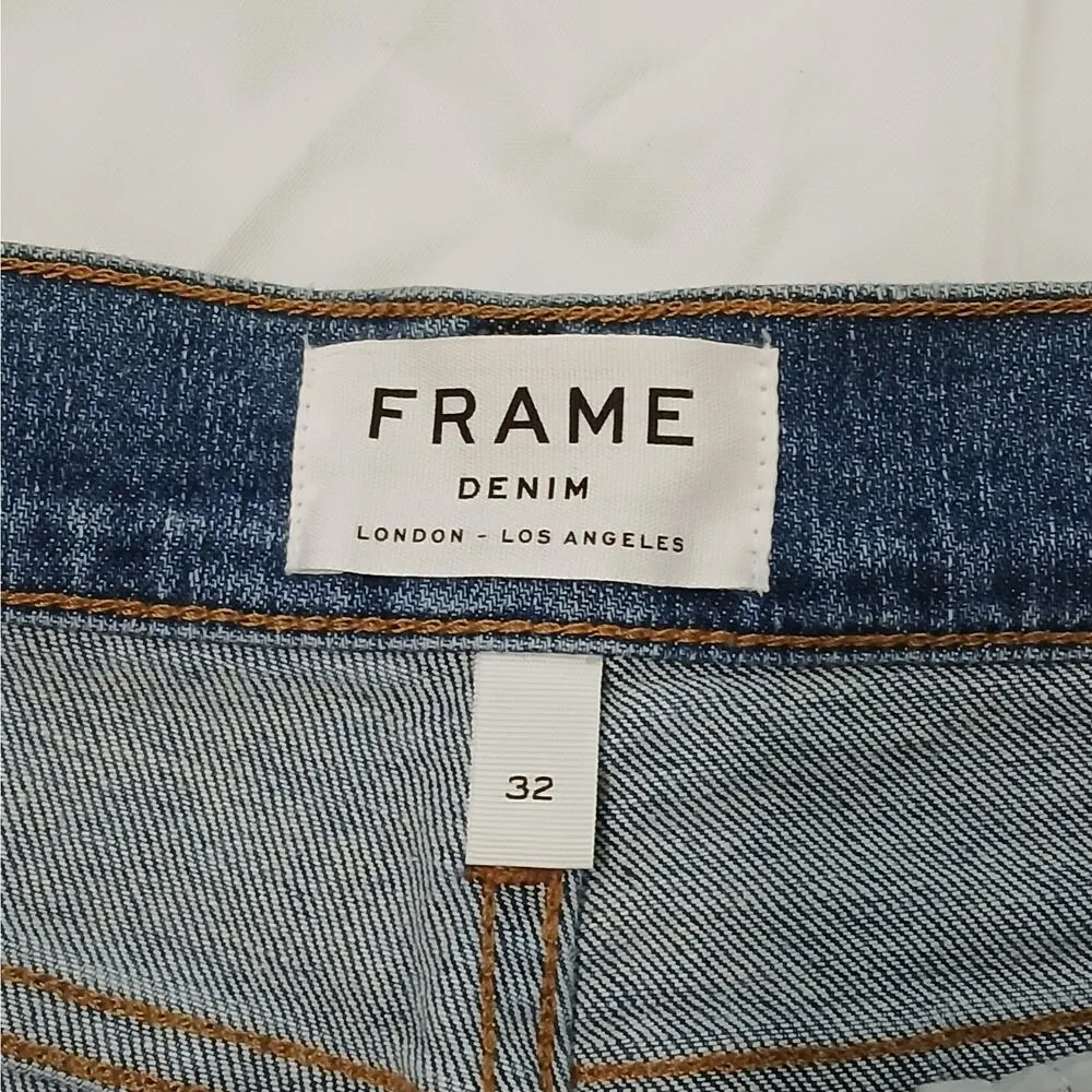 Frame Denim Le Cutoff Jeans Shorts Women's 32 Blue Daisy Dukes Booty Shorts - Image 5