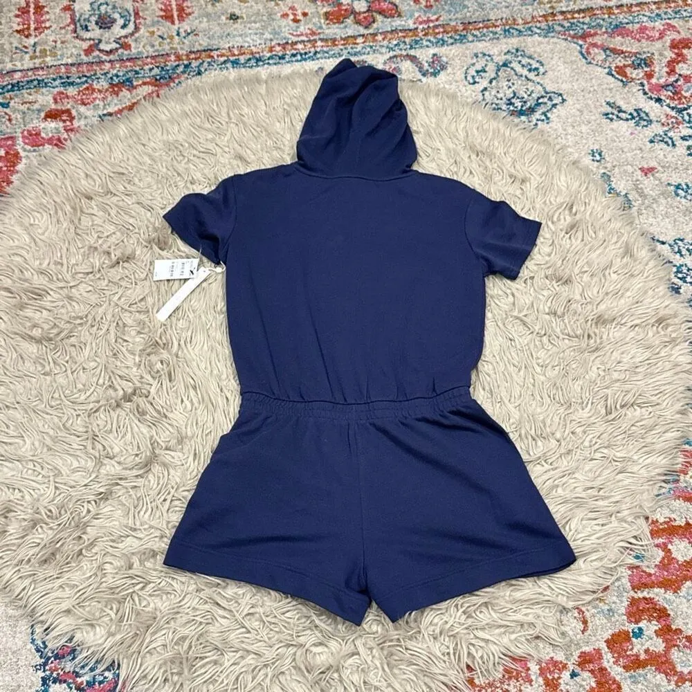Caslon NWT  hooded zip up romper medium - Image 3