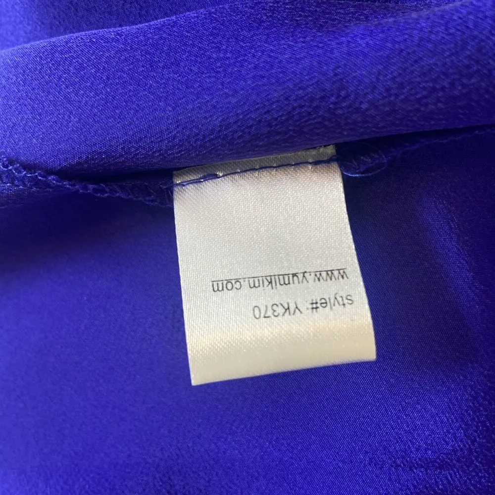 Yumi Kim Jayne Silk‎ Mini Dress in Dodger Blue Women’s Size Small ($198) Revolve - Image 9