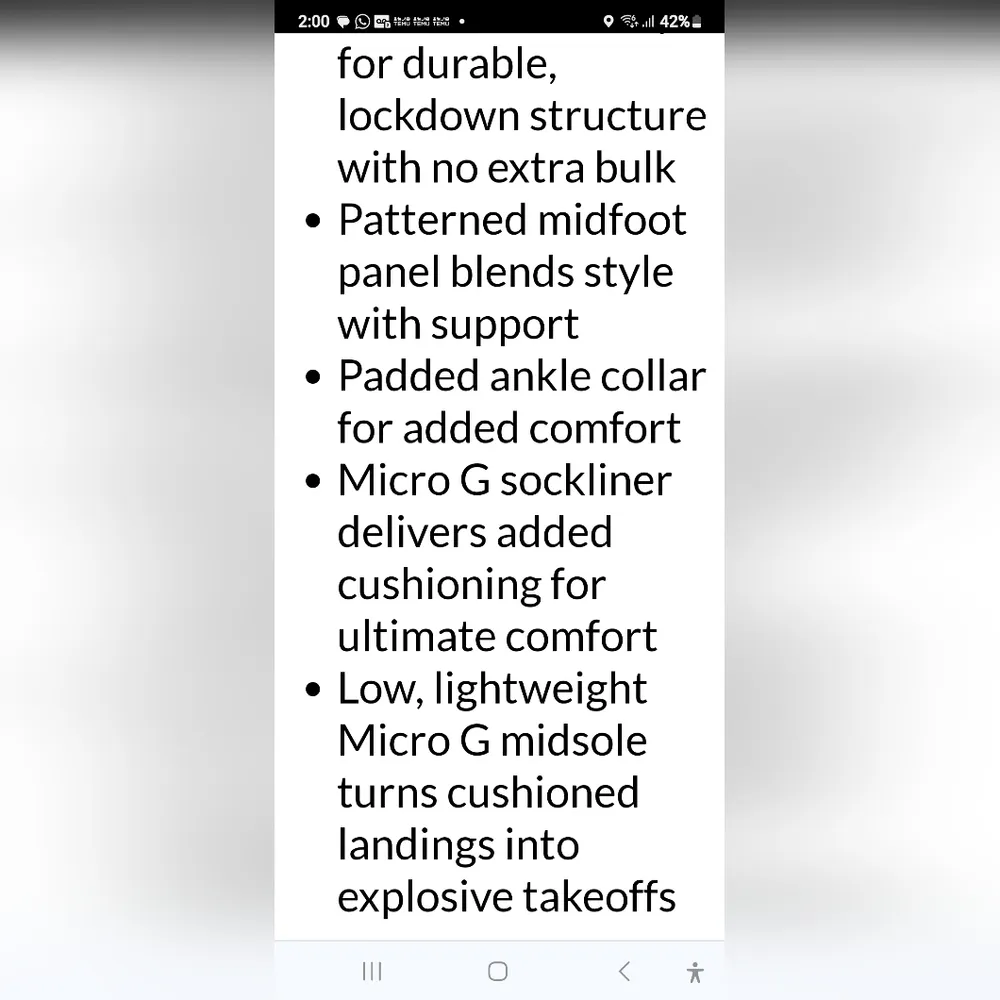 Women's Under Armour Micro G Cross Trainer size 8 - Image 7