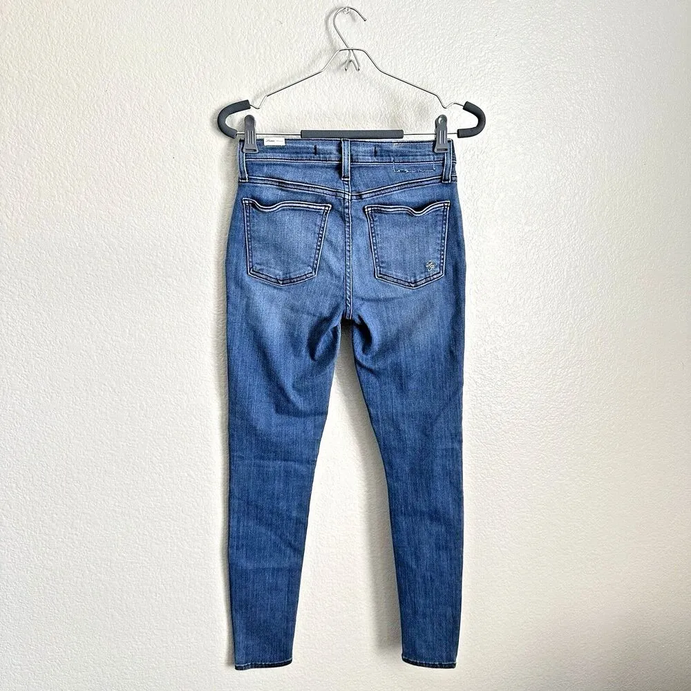 Lovers And Friends Denim Revolve Womens Size 26 Cole Moto Jean In Sutherland - Image 2