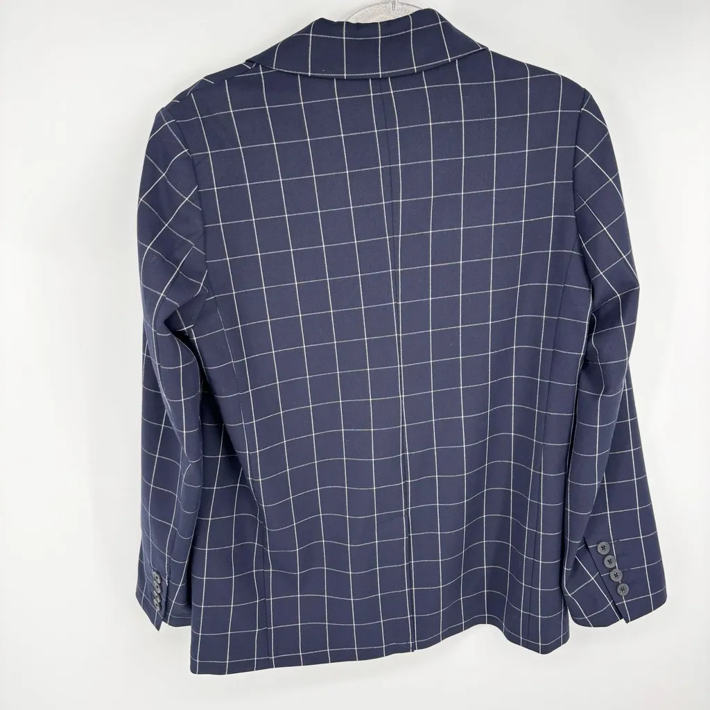 French Connection Windowpane Double Breasted Blazer  
Size Small - Image 6