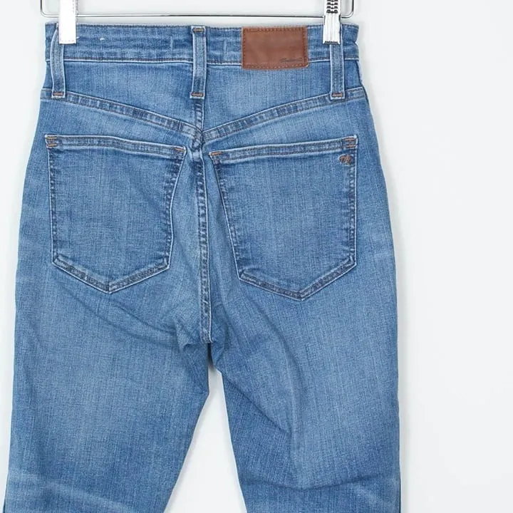Madewell Womens Curvy High Rise Skinny Cropped Denim Jeans‎ Size 24 Boho Casual - Image 9