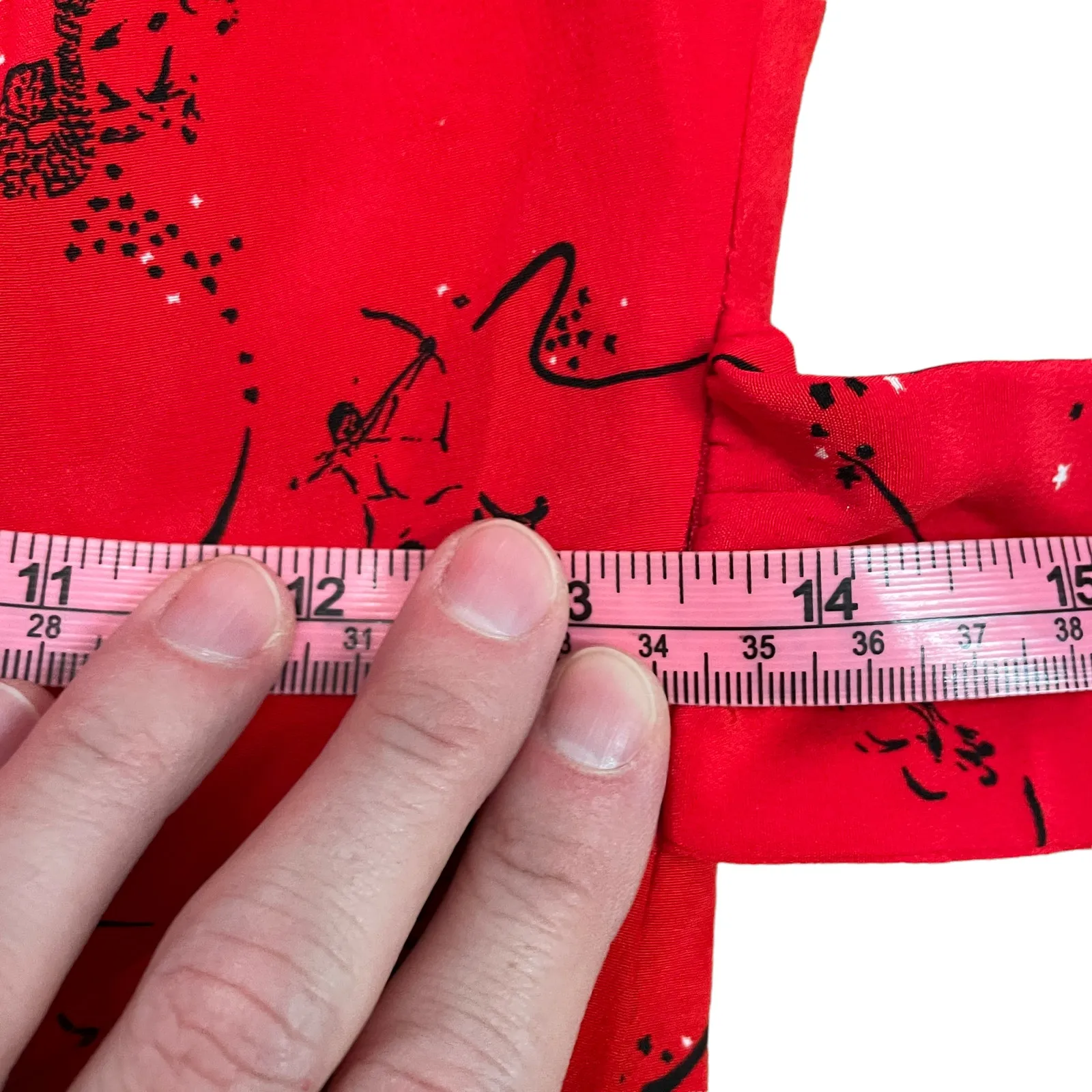 Tanya Taylor Wrap Mini Dress Red Silk - Image 8