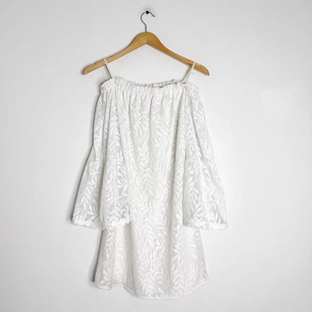 Lilly Pulitzer Nevie Off-The-Shoulder Lace Dress - XS - Image 4