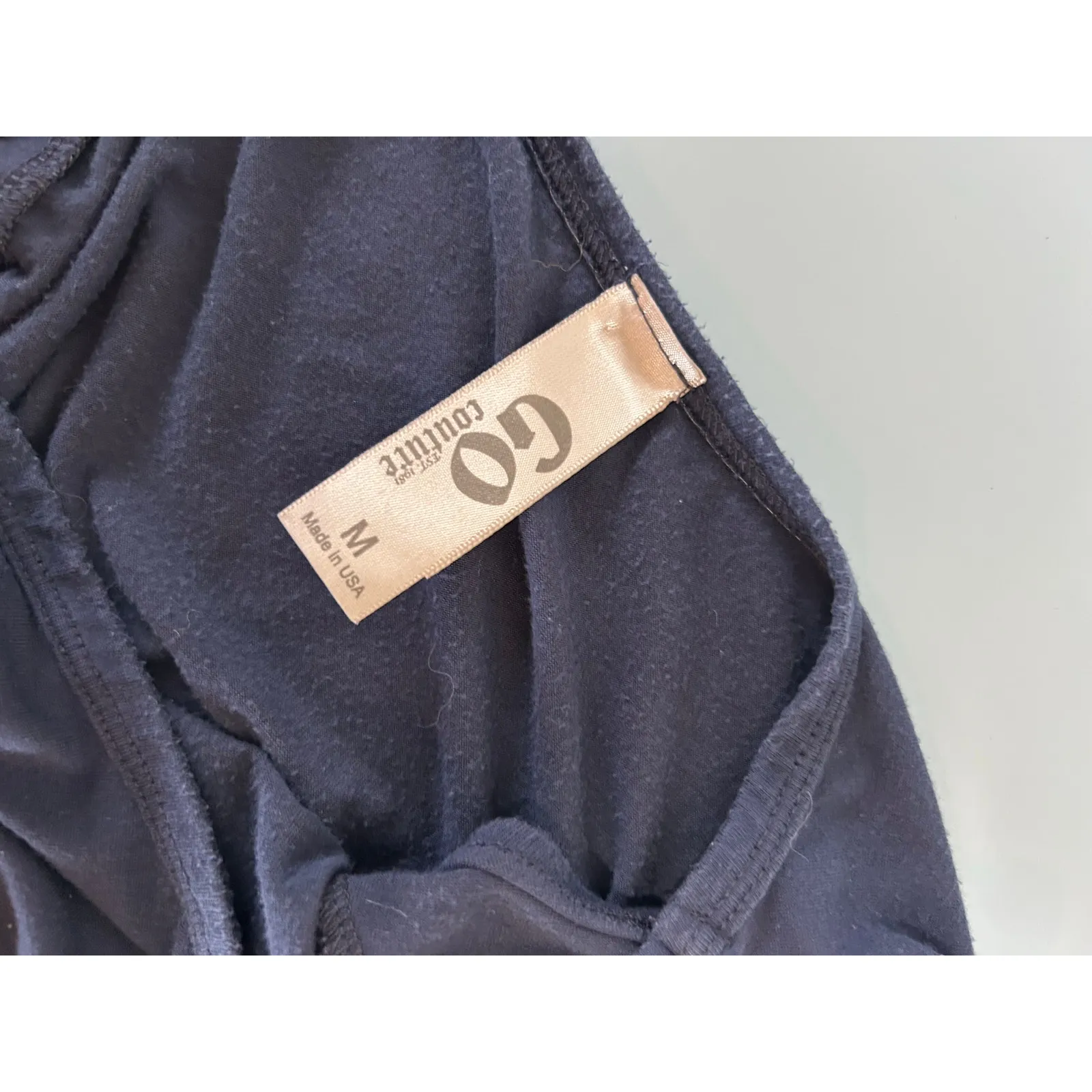 GO Couture rugby pink and blue striped maxi dress size M bodycon cap sleeve - Image 4