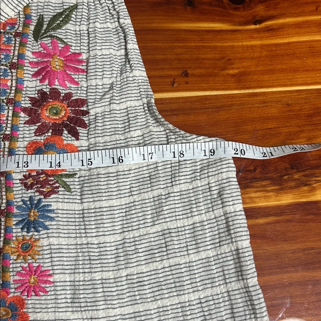 THML Striped Top with Colorful Embroidery - Image 5