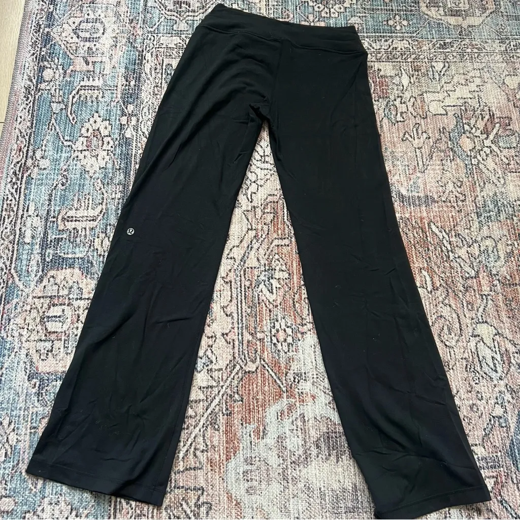 Lululemon Astro Brushed Pants Black Size 8 Boot Cut - Image 9