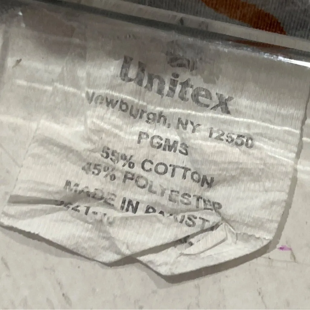 Unisex Hospital Gown Plaid Design Gray With Drawstring Cotton & Polyester Blend Size L - Image 3