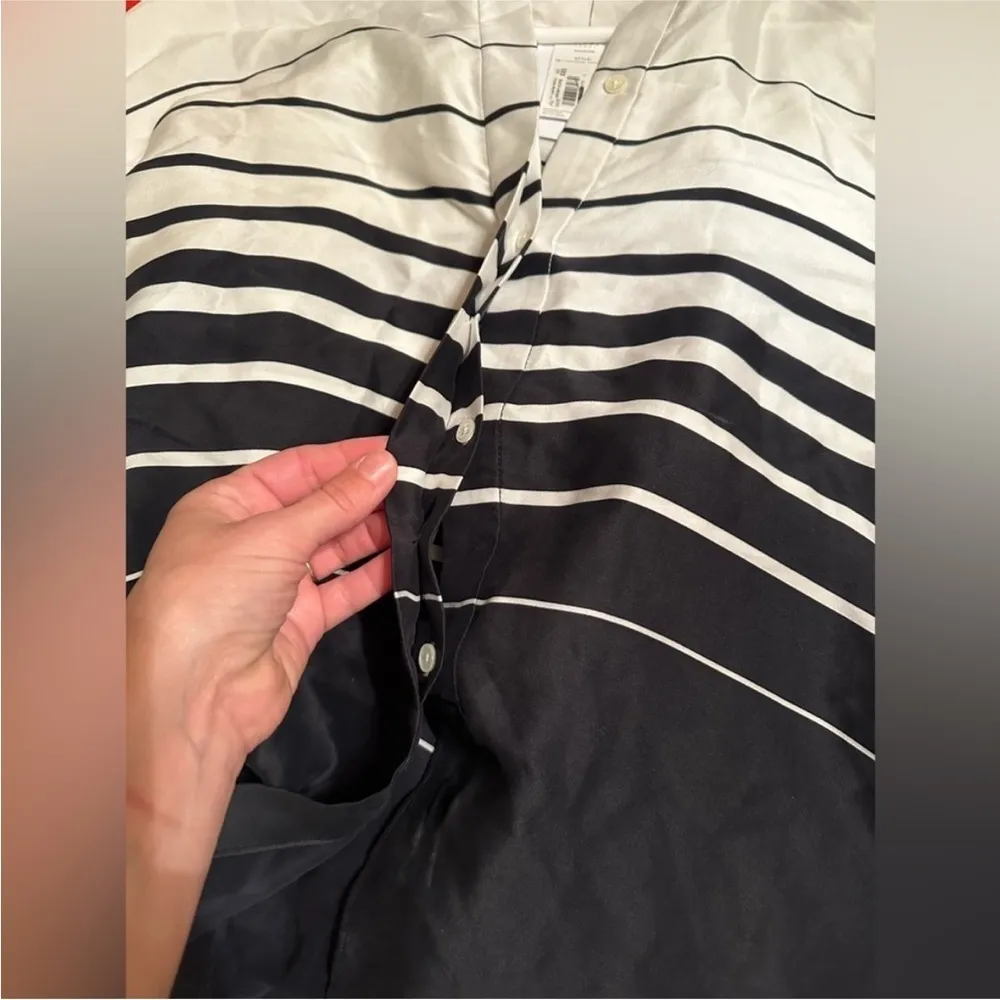 Equipment Sedaine button down shirt in white/eclipse XXS NWT, classic preppy - Image 10