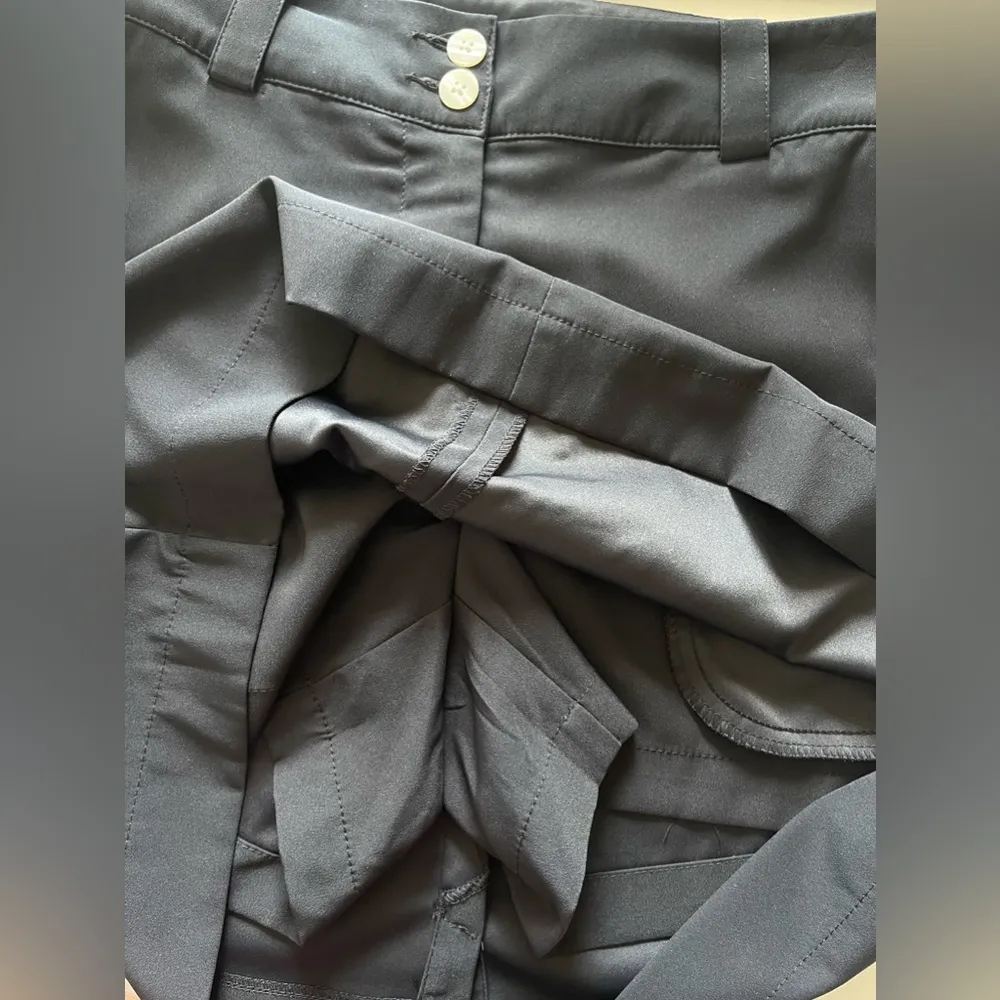 Golf Womens 2 Dri-Fit Tour Performance Skirt with Shorts Skort Black - Image 5