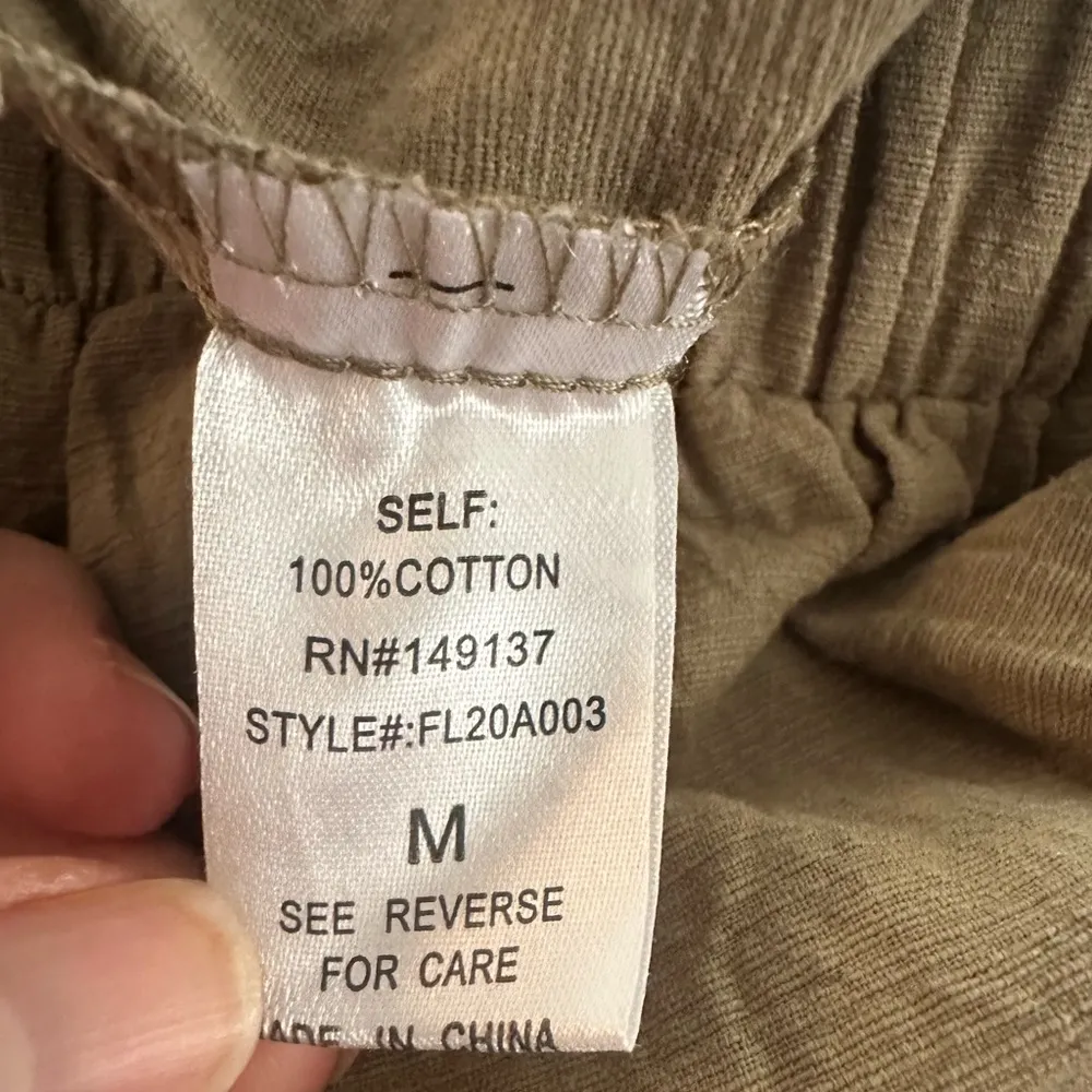 FAVLUX Olive Green Pull On Jogger Pants - Image 5