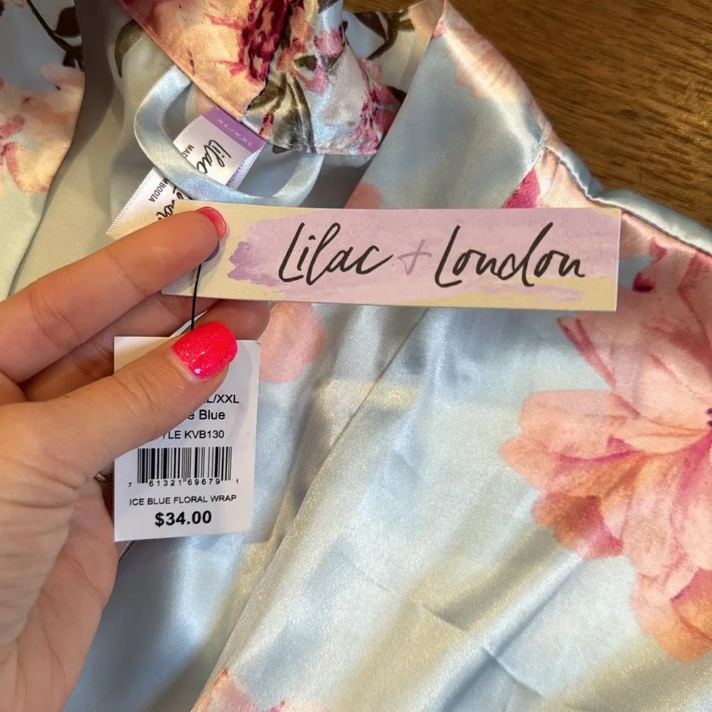 Lilac and London robe Blue Size XXL - Image 5