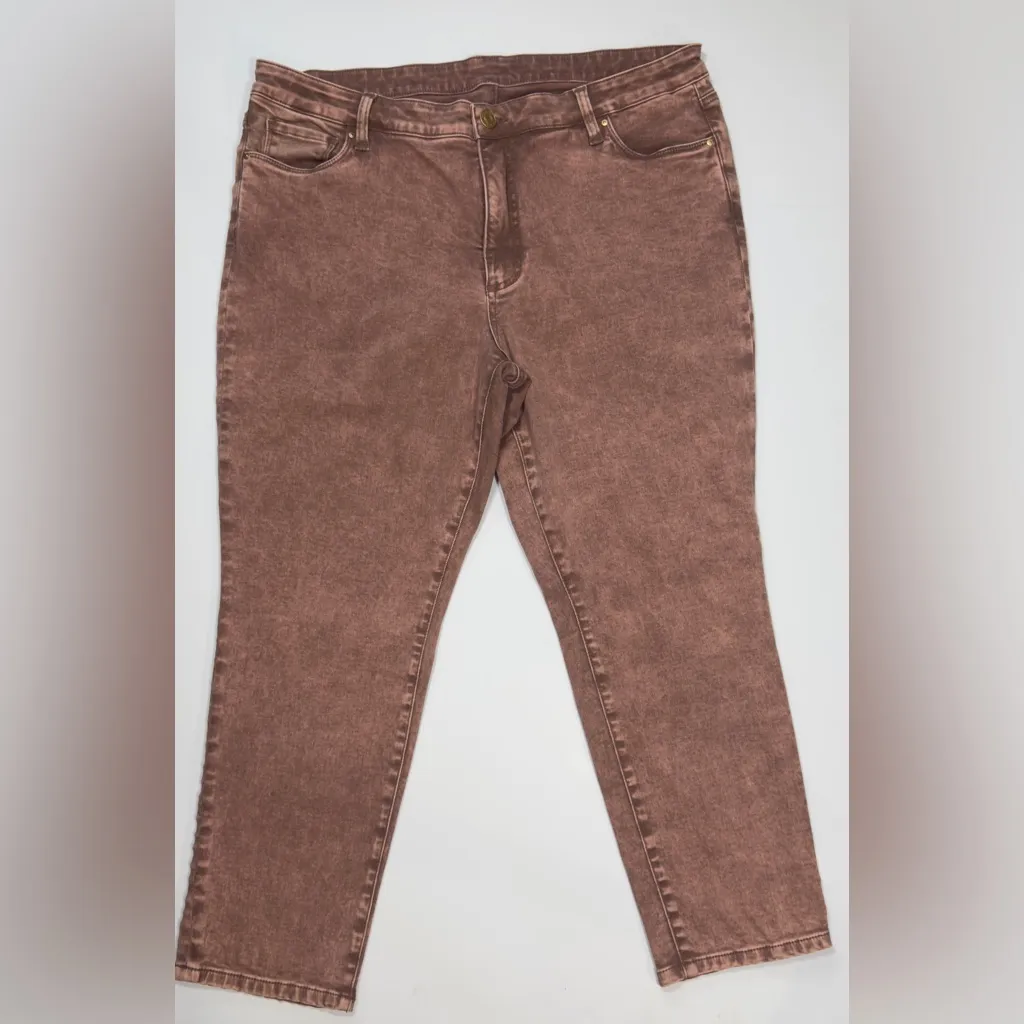 Kut from the Kloth Women's Brown Straight Leg Jeans 💞 - Image 7