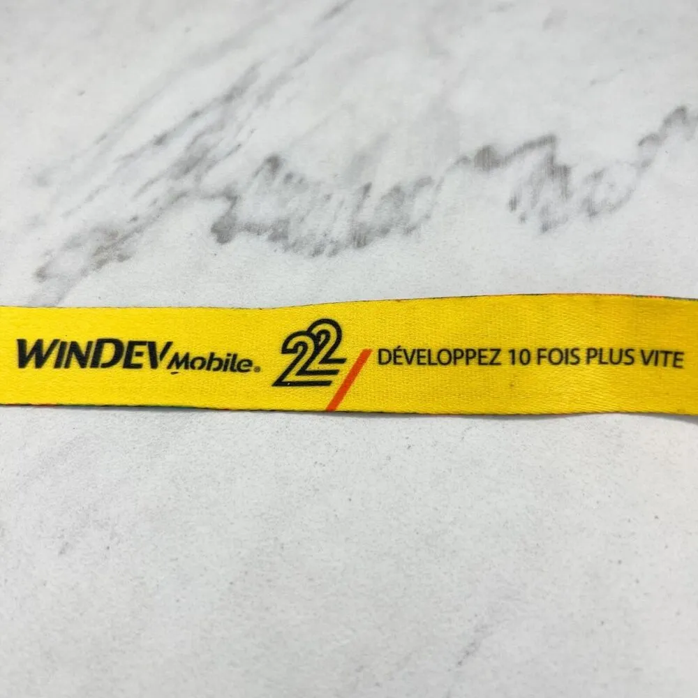 Windev 22 ID Badge Holder School Work Lanyard Necklace - Image 3