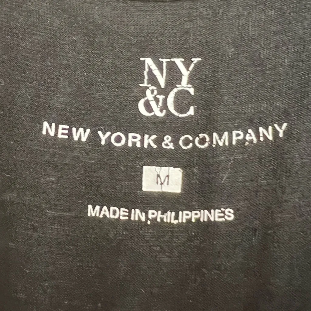 NEW YORK & CO, Women's Black Rayon Tank Top - Size Medium - EUC - Image 5