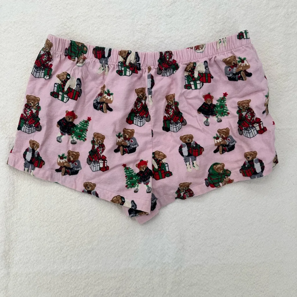 Forever 21 Holiday Teddy Bear Boxer/Sleep Shorts - Image 2