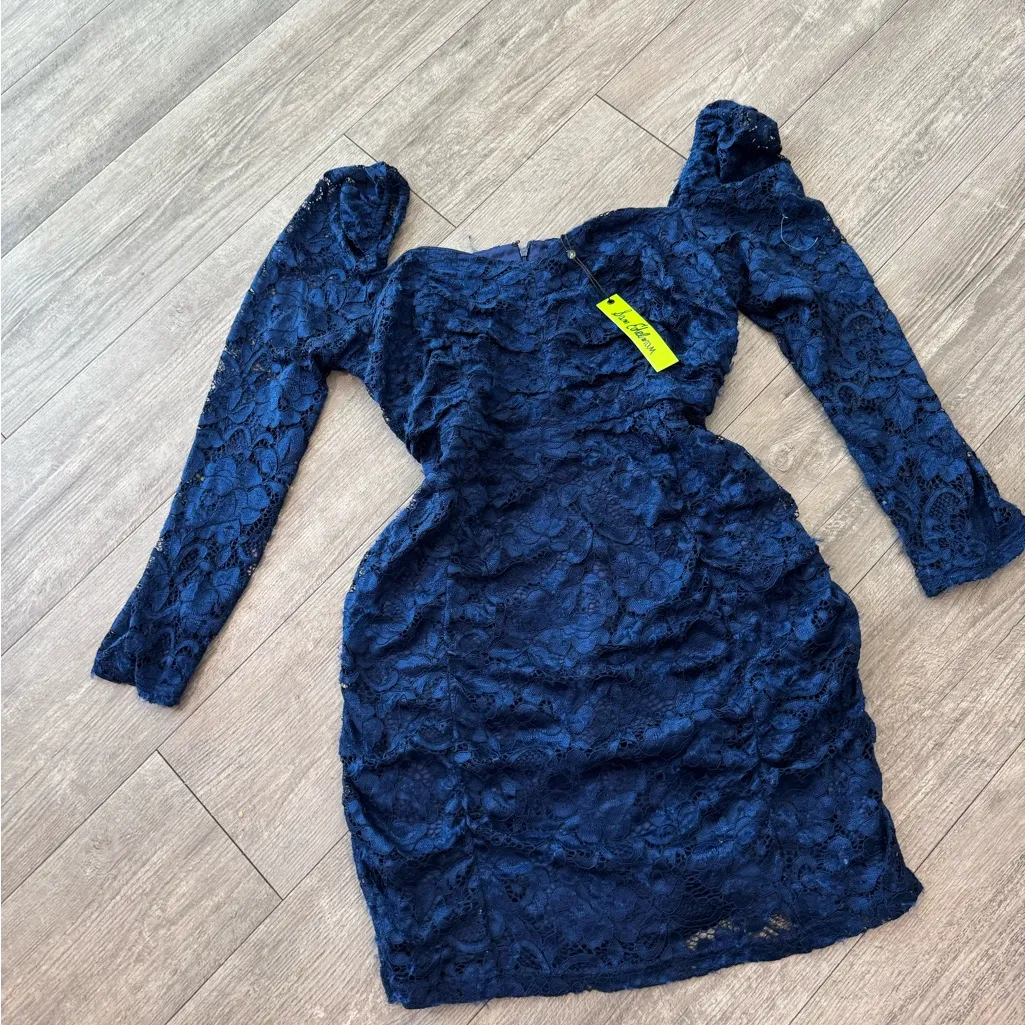 Sam Edelman Midnight Blue Lace Dress - Image 8