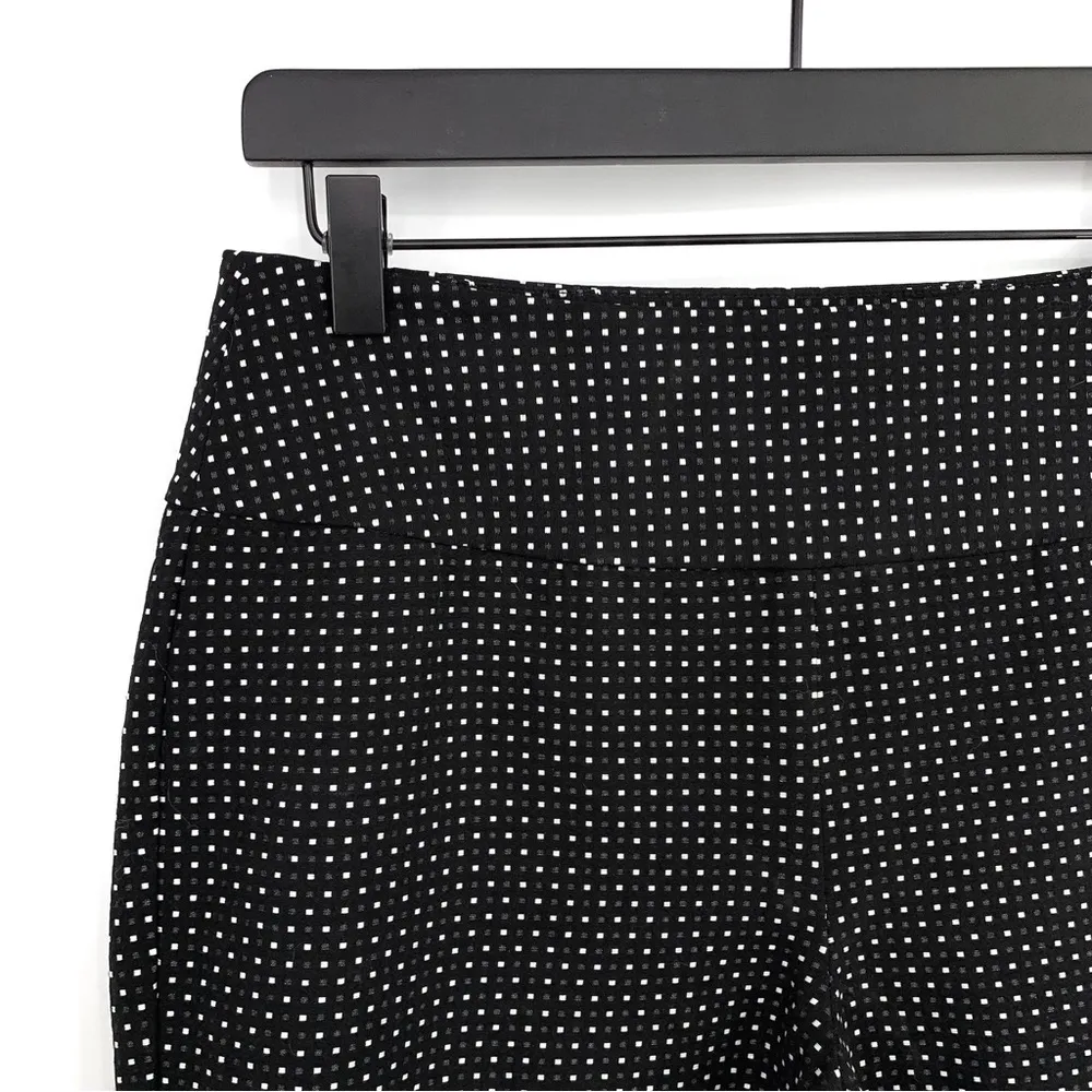 CAbi  Seaside Chic Dot Trouser Crop Pant Black White 6 - Image 3