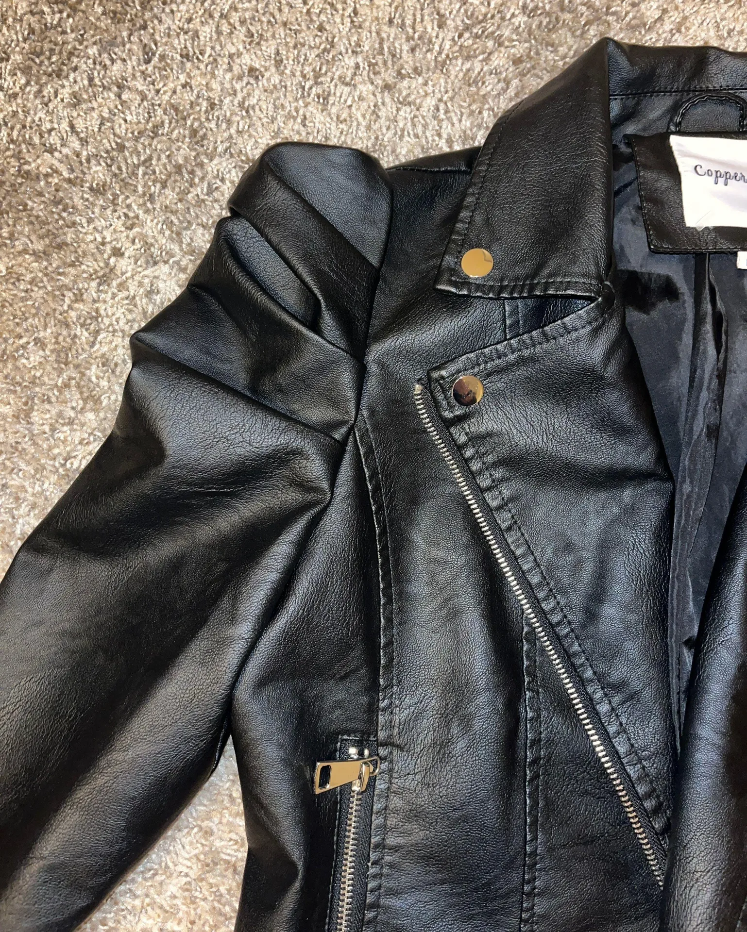 Copperose Leather Jacket - Image 3