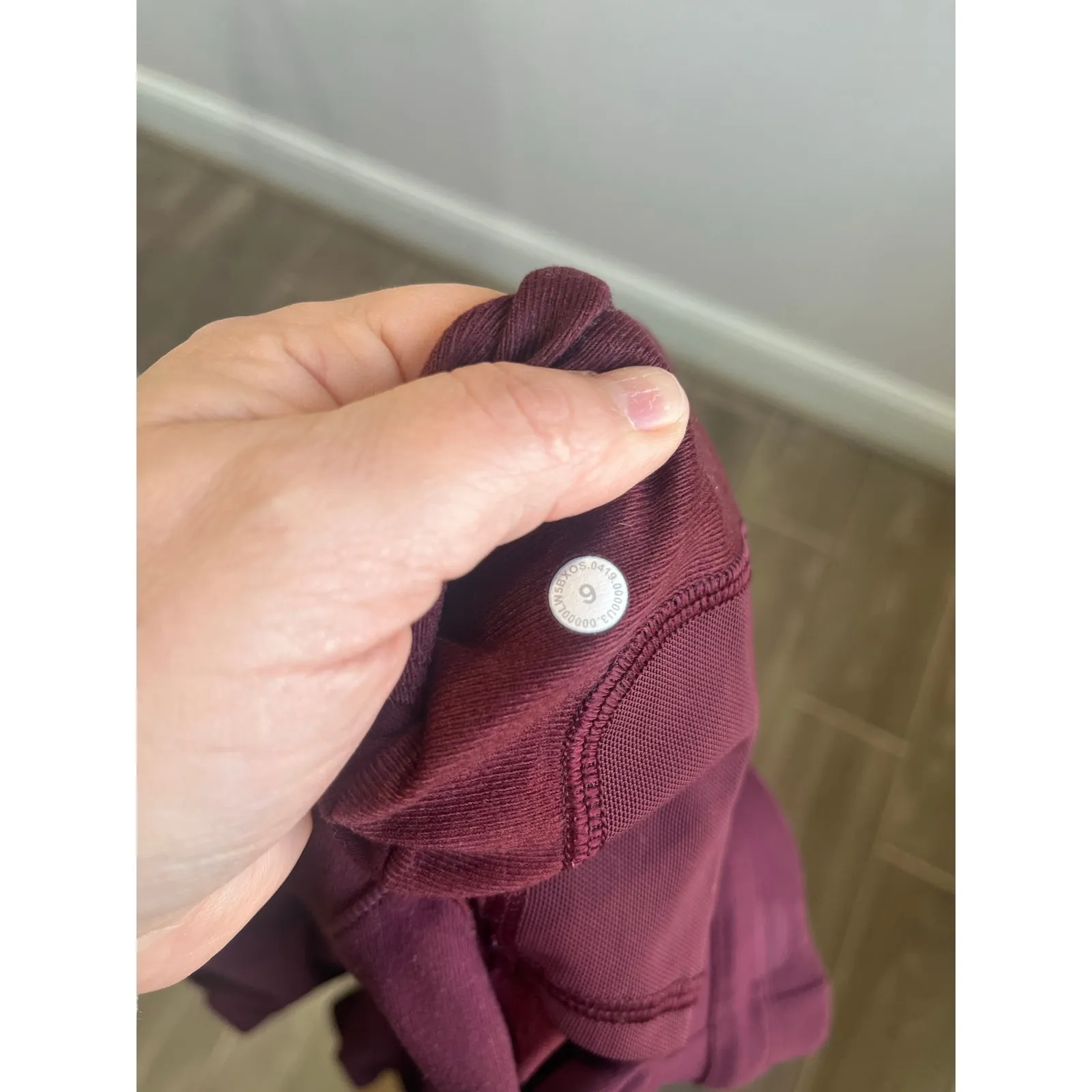Lululemon Ready to Rulu Burgundy Jogger Lounge Pants Soft Stretch Size 6 - Image 4