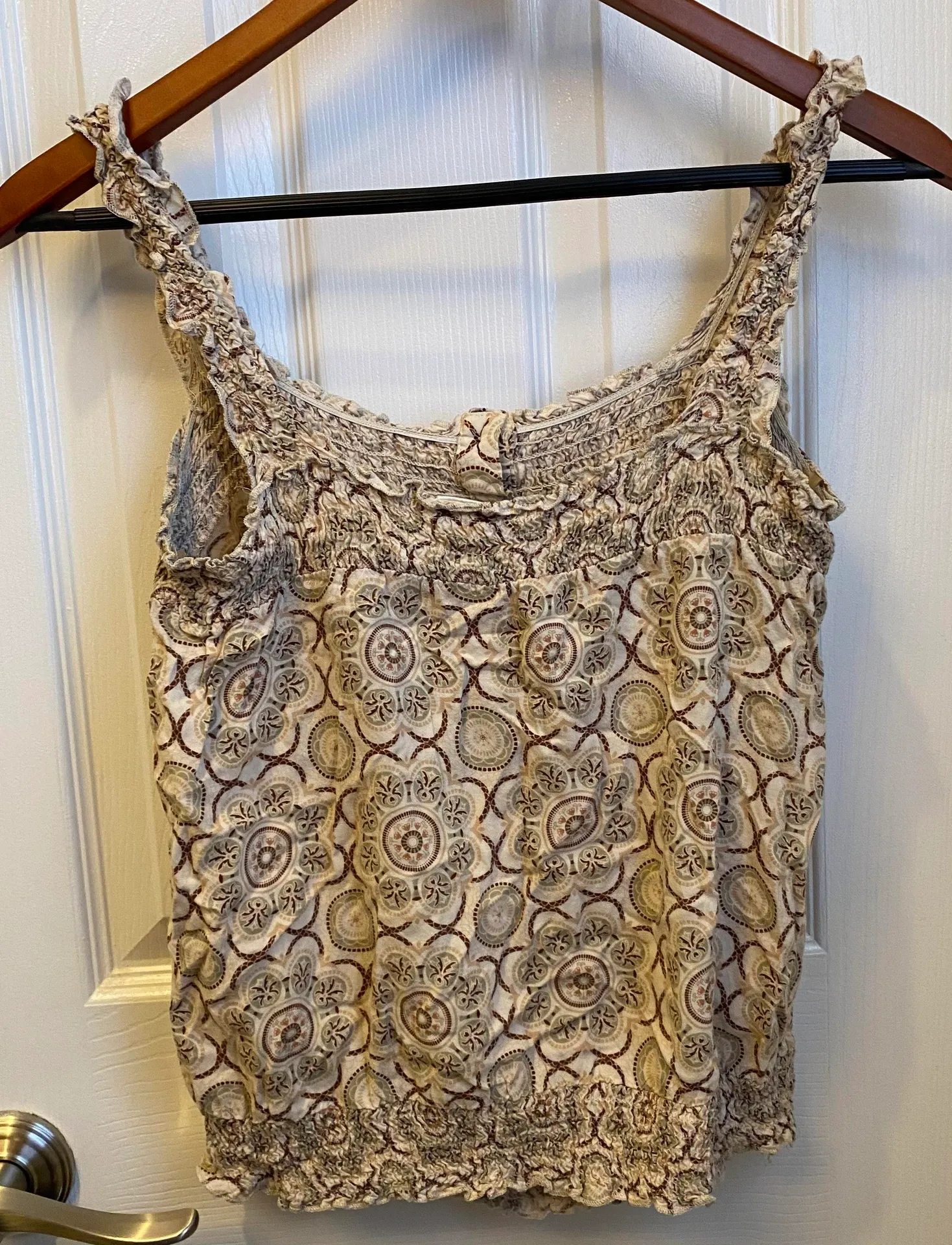 Boho Floral Top M - Image 2