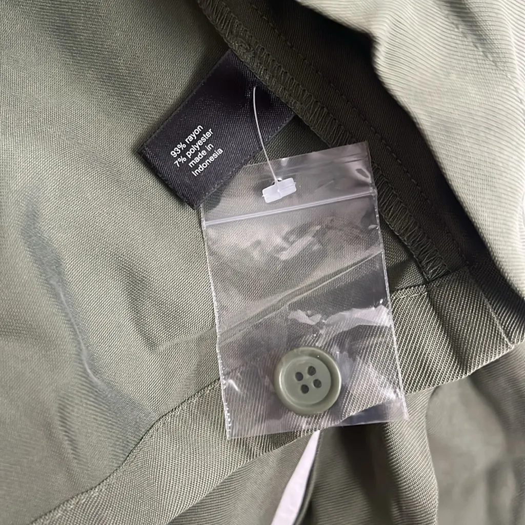 Lane Bryant Belted Utility Cargo Vest in Olive Green, Plus Size 14/16, New w/Tag - Image 6