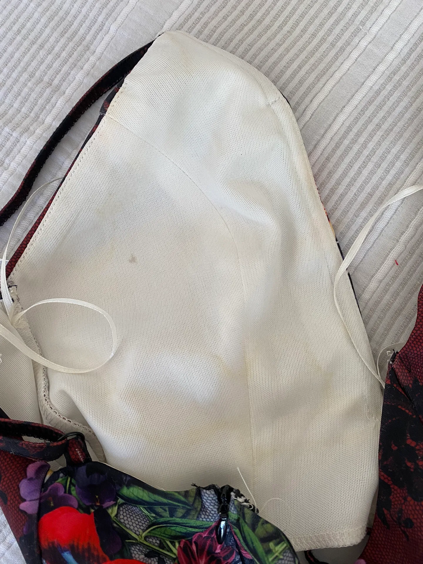 Floral Plunge Dress - Image 6