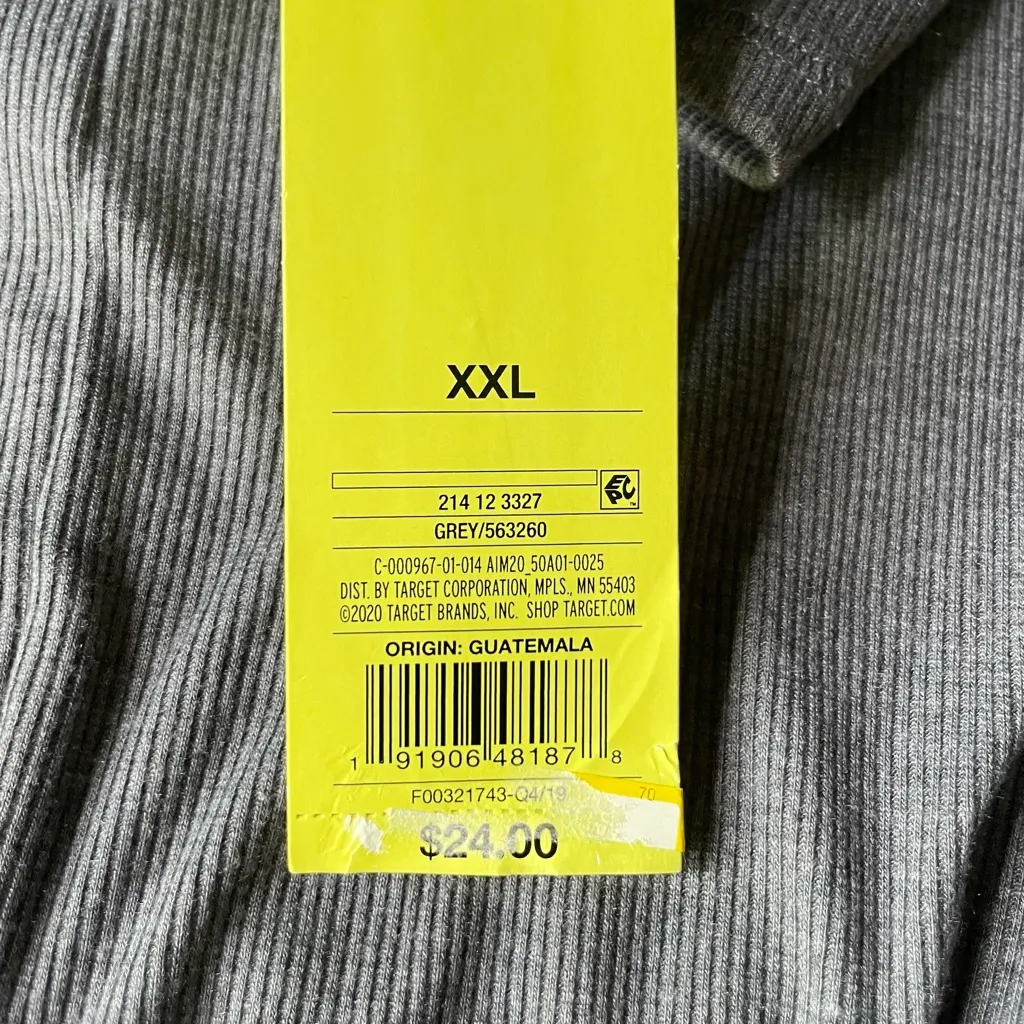 Gray Long Sleeve Twist Front Top - Image 5