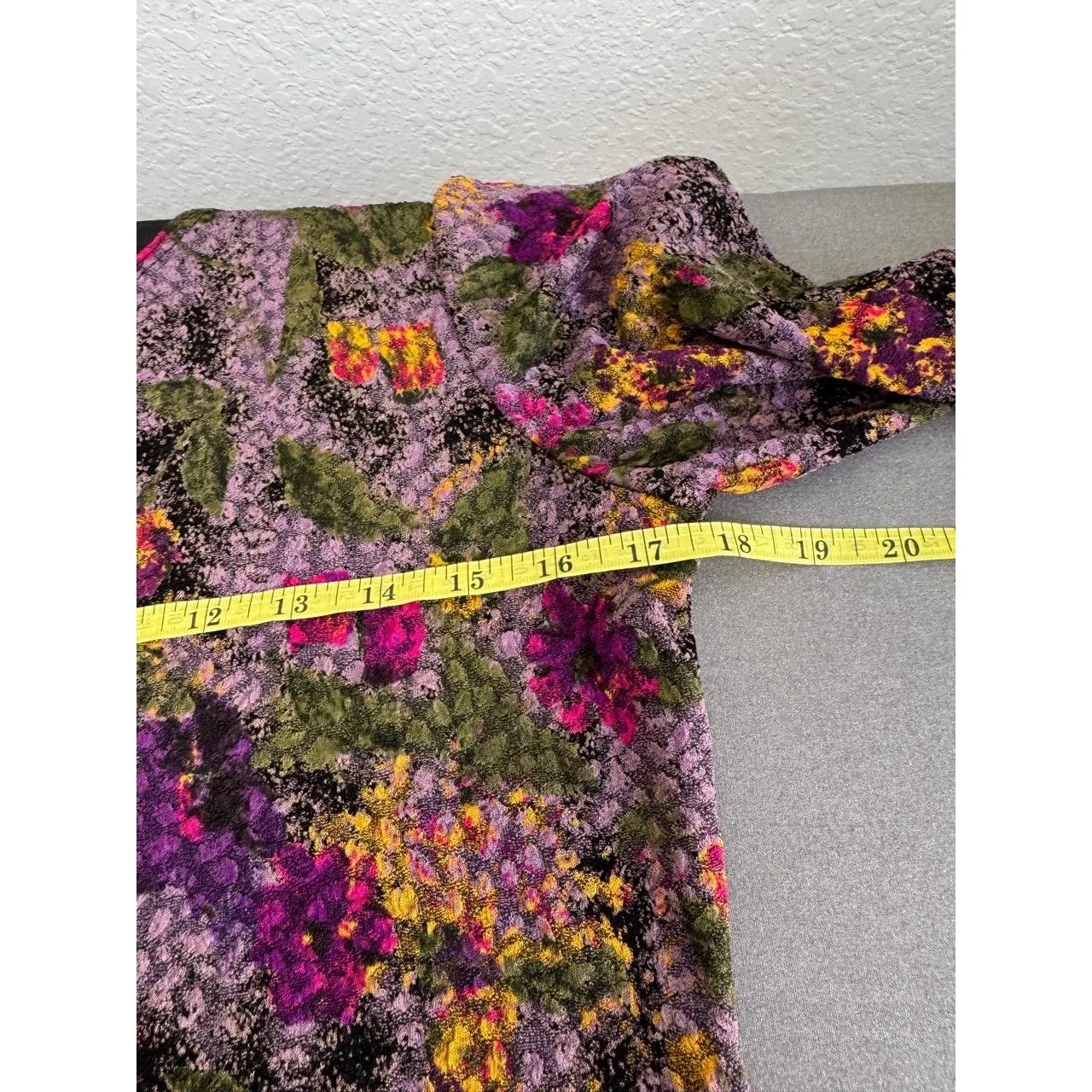 Notations Textured Floral Knit Top Size‎ Medium NWT - Image 7