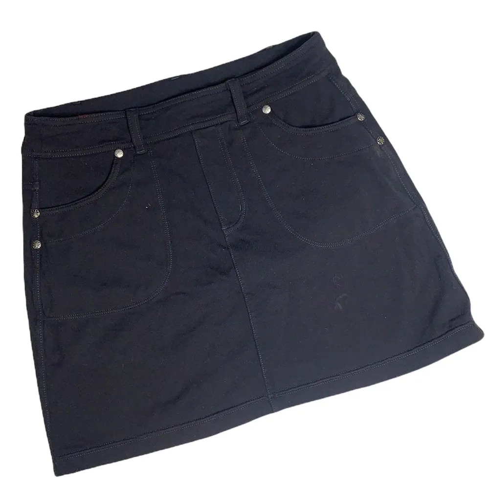 Athleta Bettona Black Stretch Pocket Tennis Golf Skort Skirt 581198 W-557 Sz XS - Image 3