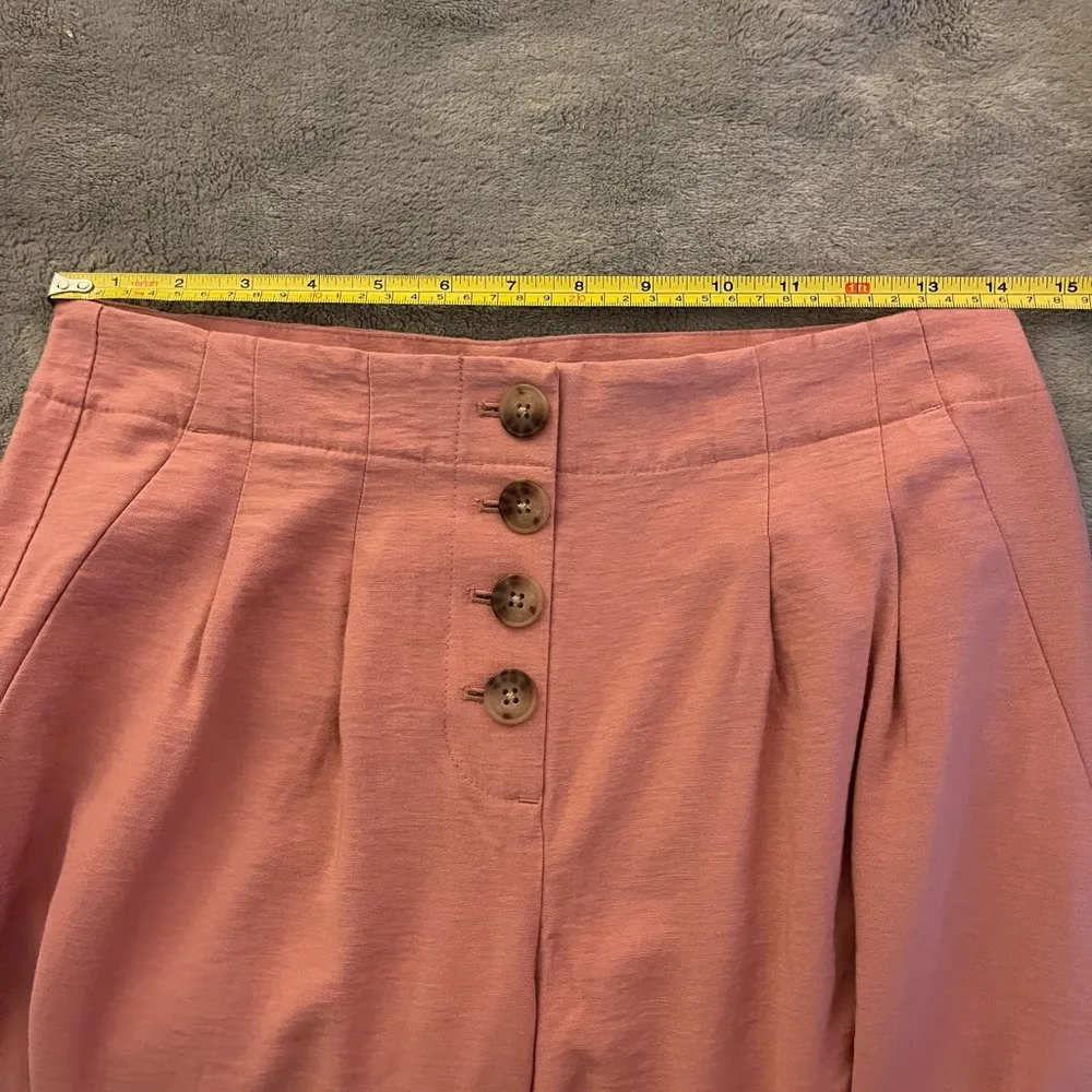 💋Loft Palazzo Pants Pleated High Waist Wide Leg, Size 2 - Image 6