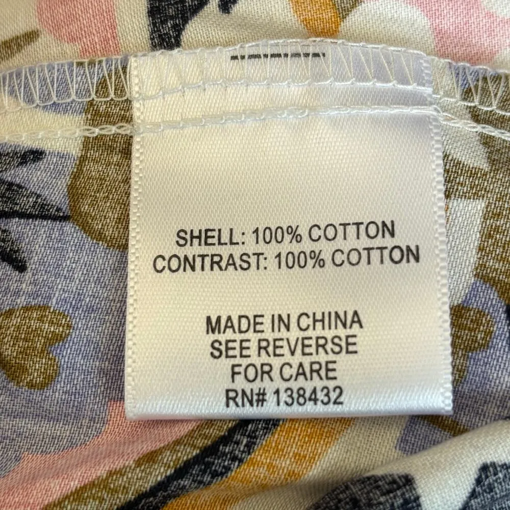 ModCloth Psychedelic Midi Skirt Bold Retro Pink Orange Purple Tie Waist Cotton - Image 8