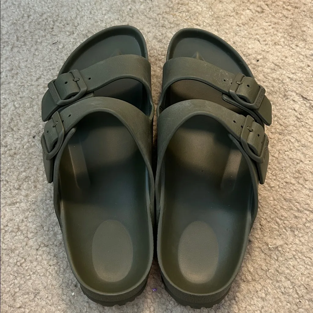 Birkenstock Green  Arizona Eva Double Strap Sandals - Image 2