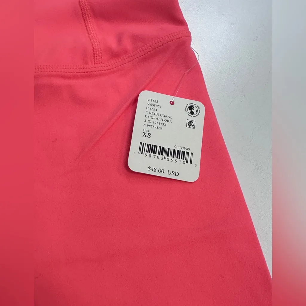 NWT Free People Never Better 5” Bike Shorts in Neon Coral - Image 6