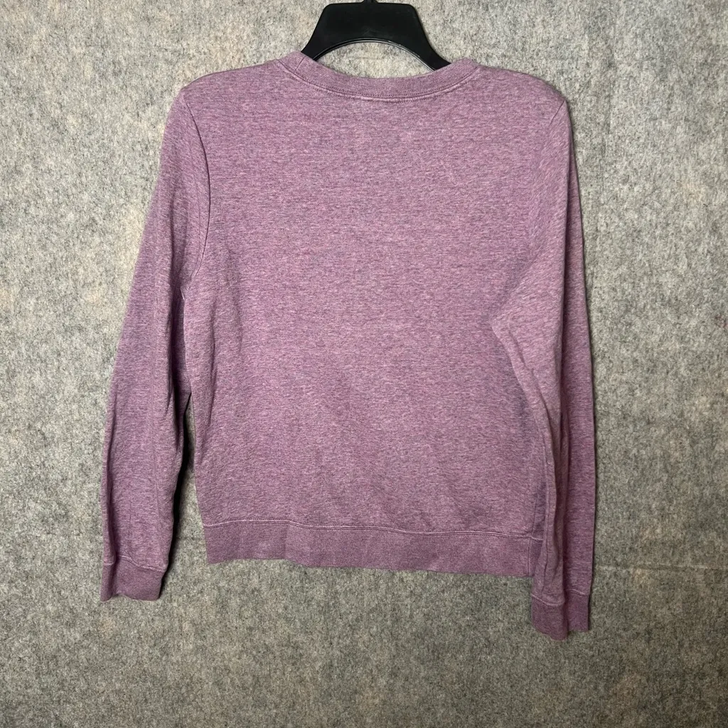 Nike Sweatshirt Women‎ size small Purple Crew Neck Pullover Long Sleeve - Image 7