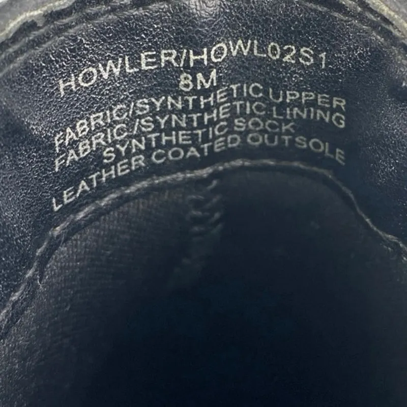 Steve Madden Howler Women's Black Leather Chunky Platform Chelsea Ankle Boots 8M - Image 5