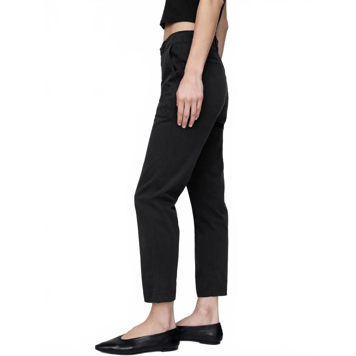 Gap  Mid Rise Downtown Khakis NWT Black Size 8 - Image 7