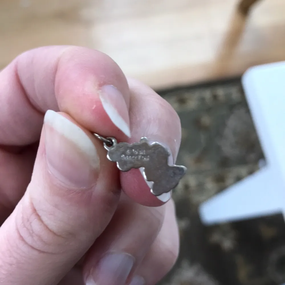 Vintage 40+ Years Enamel and Sterling Silver Minnie Mouse Charm Pendant - Image 3