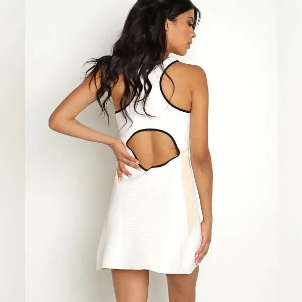 PE NATION Backswing Dress Optic‎ White size small - Image 2